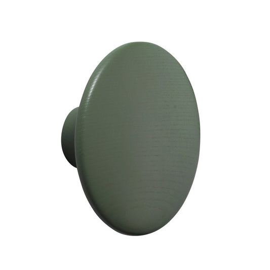 Muuto The Dots coat hook dusty green Medium