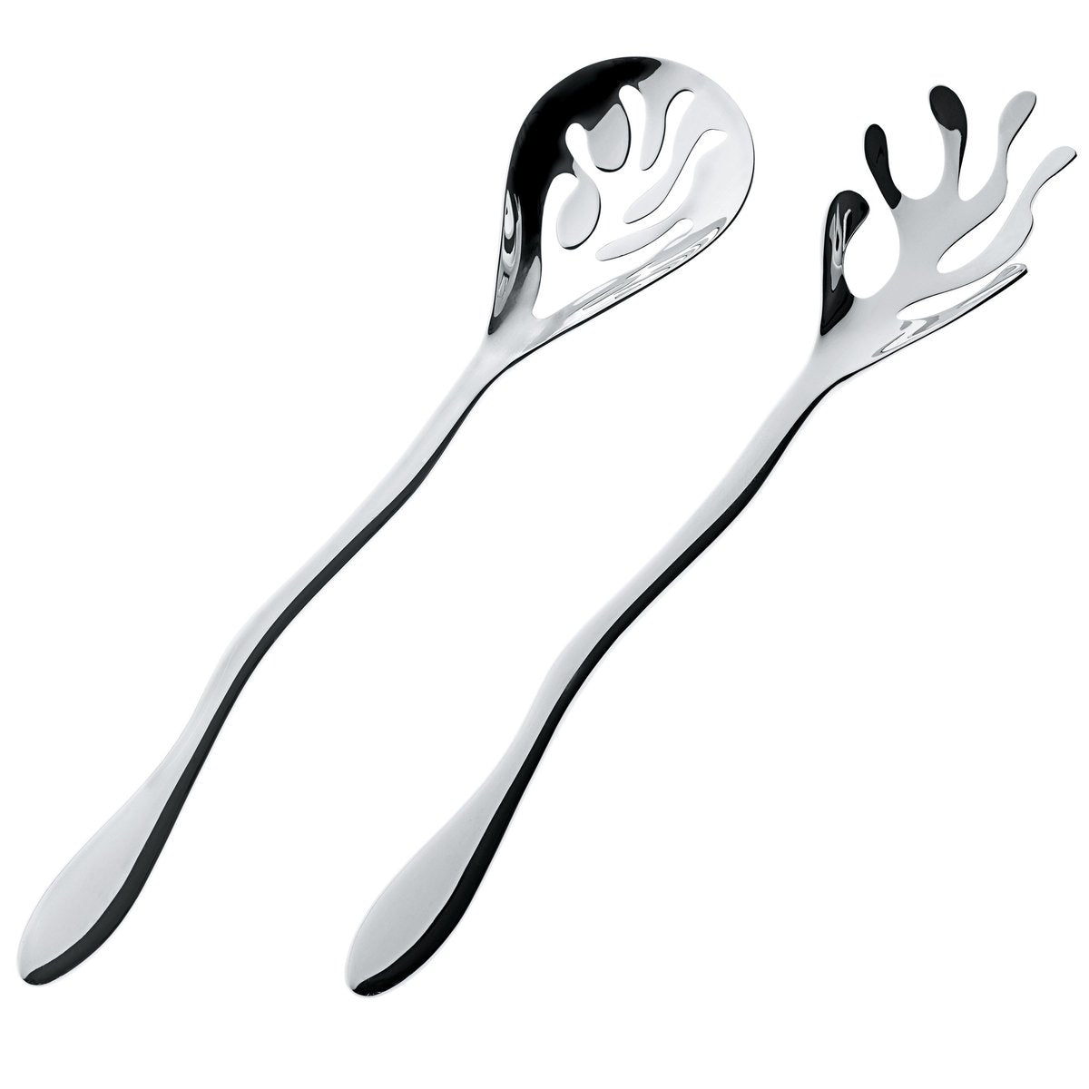 Alessi Mediterraneo salad set stainless steel