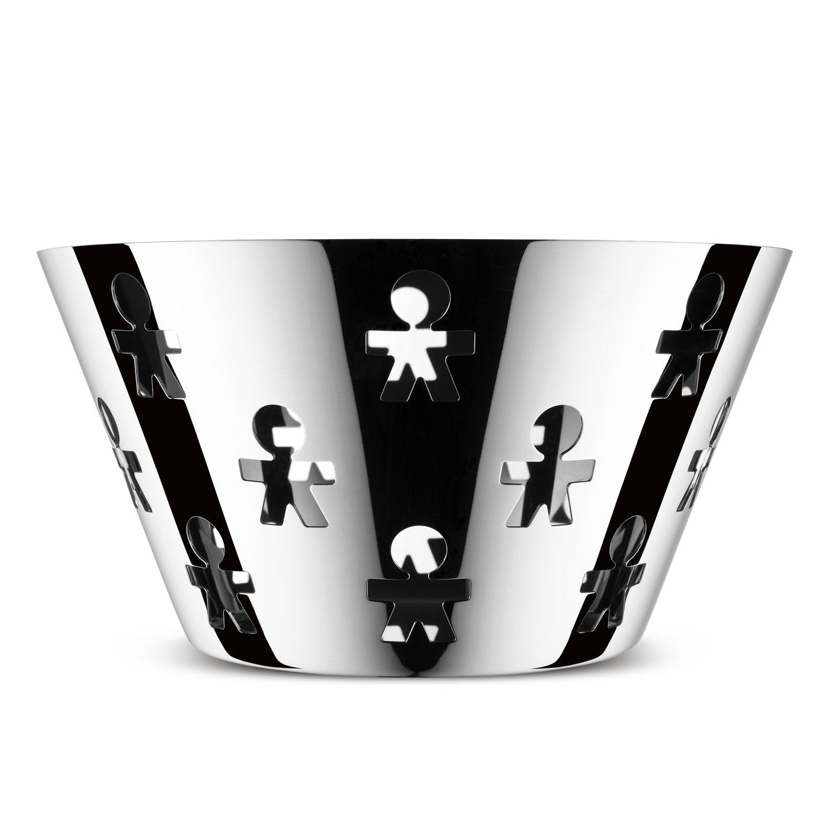 Alessi Girotondo fruit bowl high stainless steel