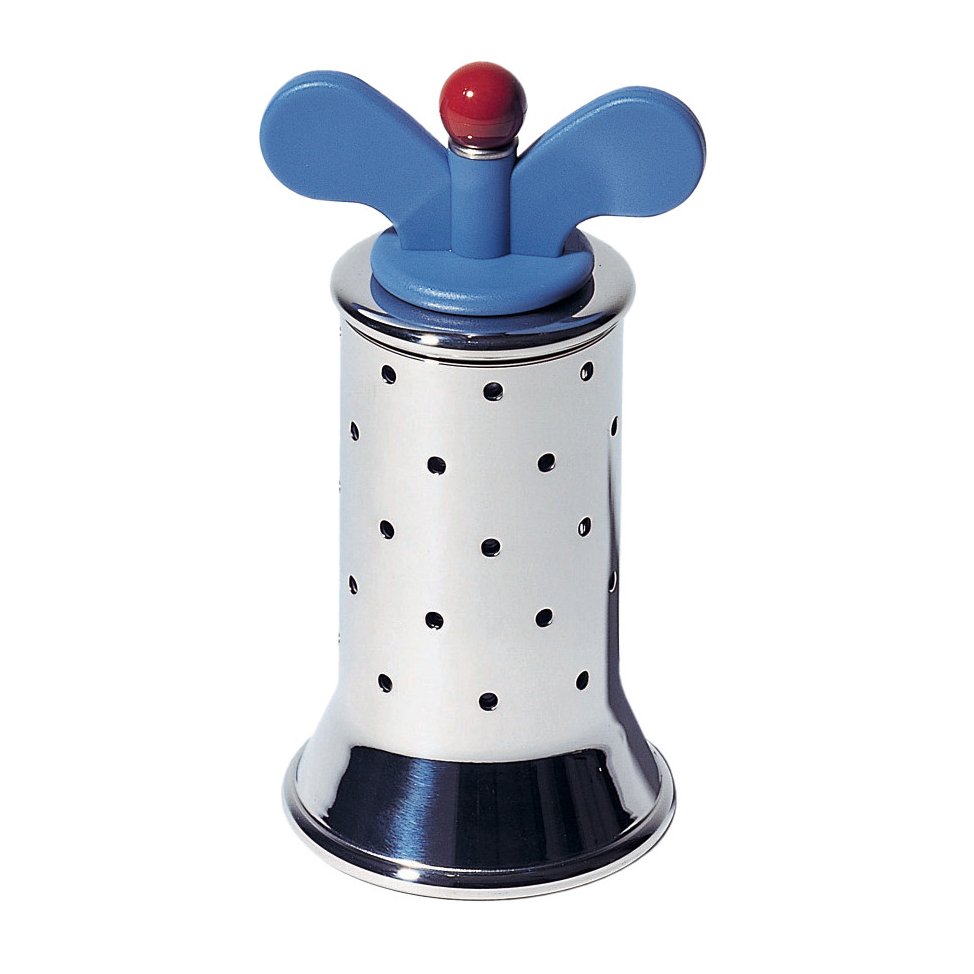 Alessi Alessi Pfeffermühle Blau-Edelstahl