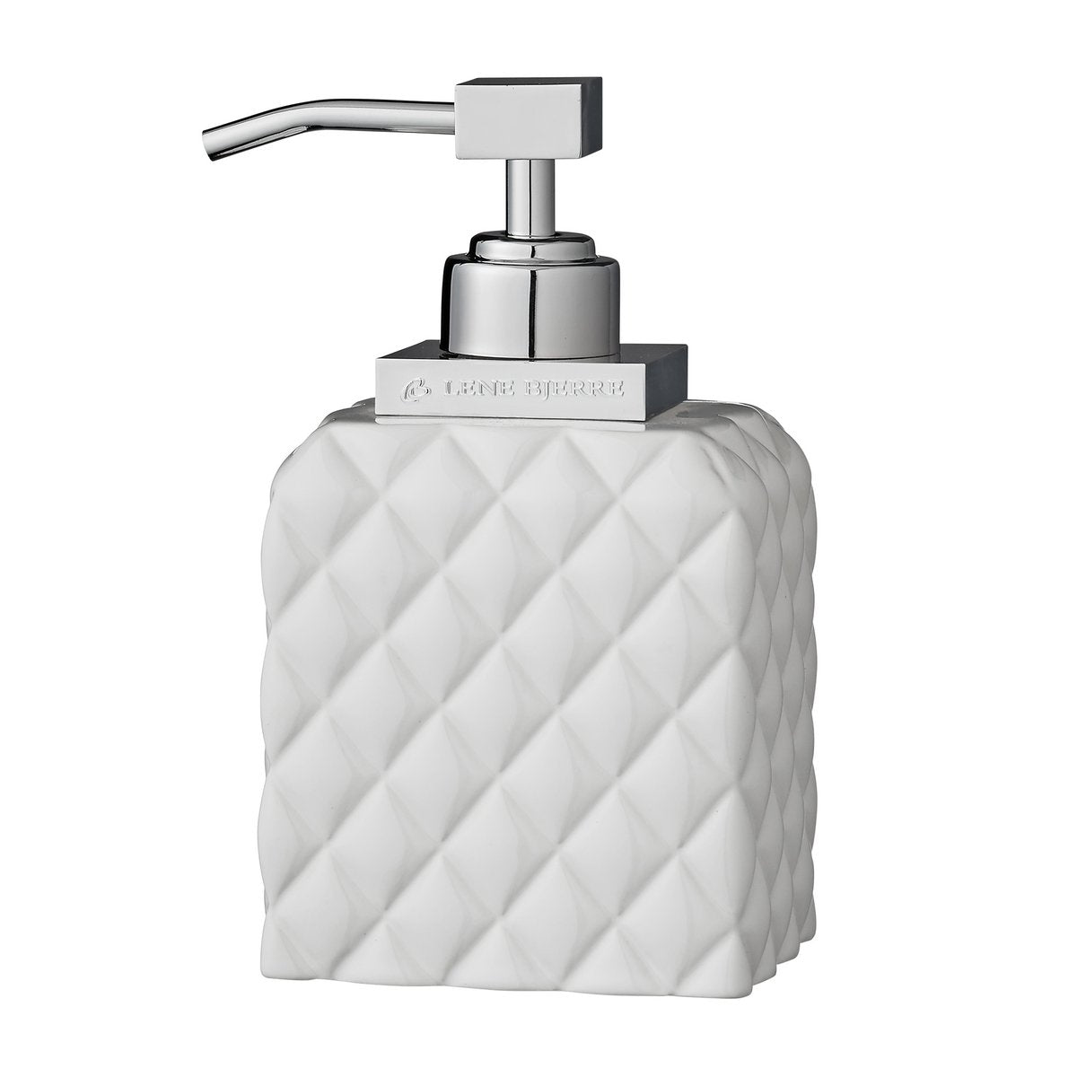 Lene Bjerre Portia soap dispenser white-silver