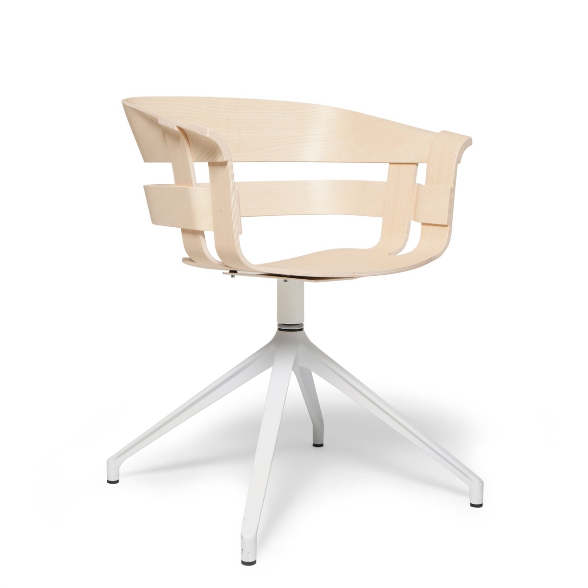 Design House Stockholm Wick Chair kontorsstol ask-vita metallben