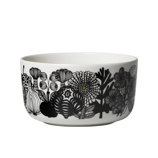 Marimekko Siirtolapuutarha bowl 5 dl black-white (Finland 100 years)