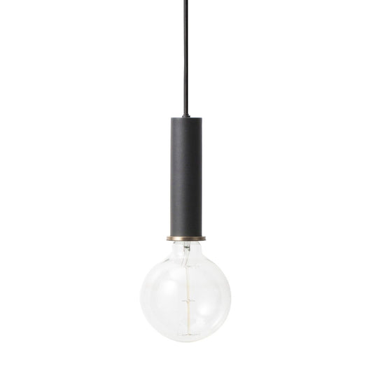 ferm LIVING Collect Pendelleuchte groß Schwarz