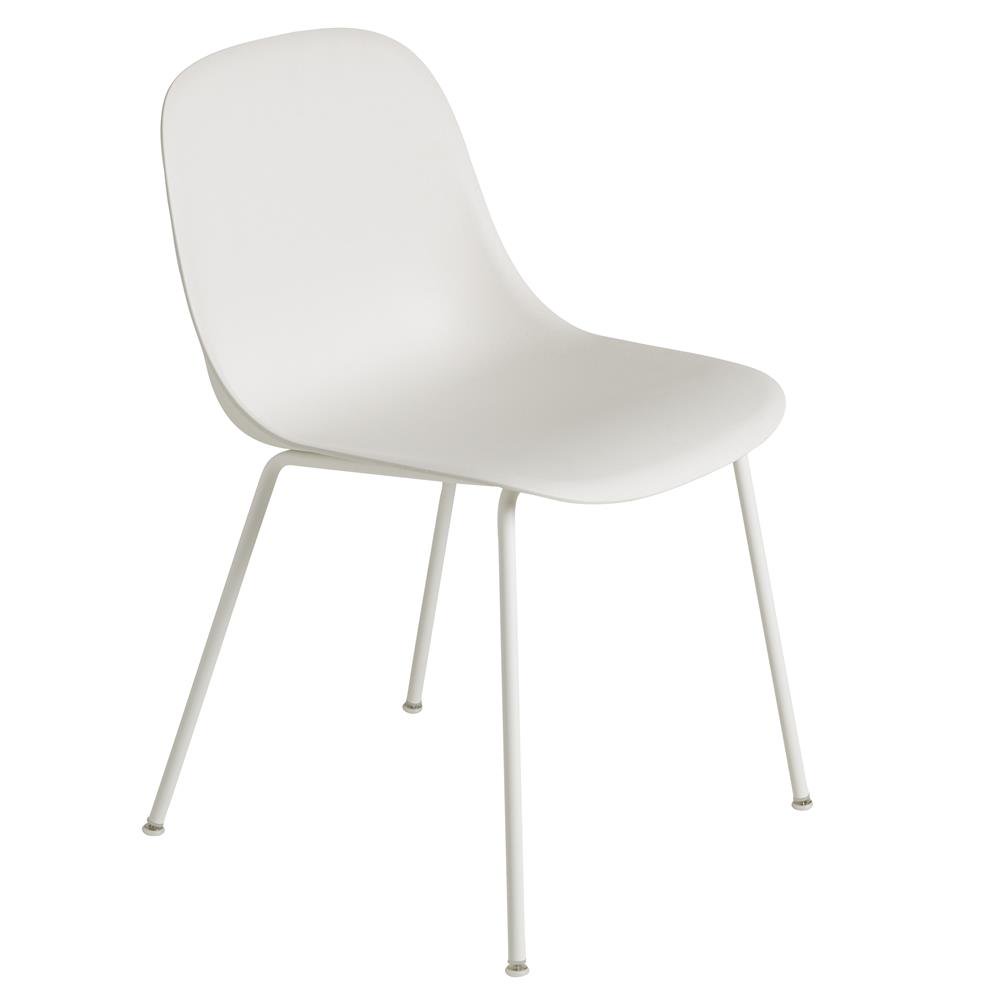 Muuto Fiber sidostol tub bas Natural white (plastic)