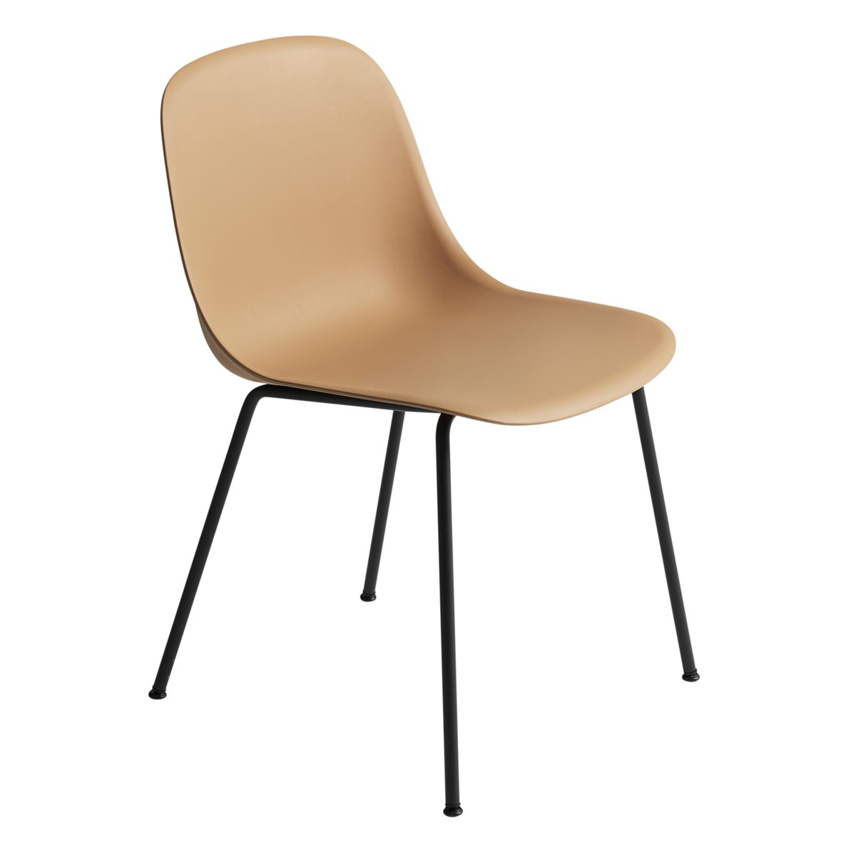 Muuto Fiber Side Chair Ochre-Anthracite (plastic)