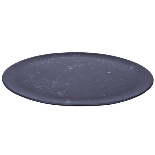 Aida Raw serving platter Ø34 cm black with dots