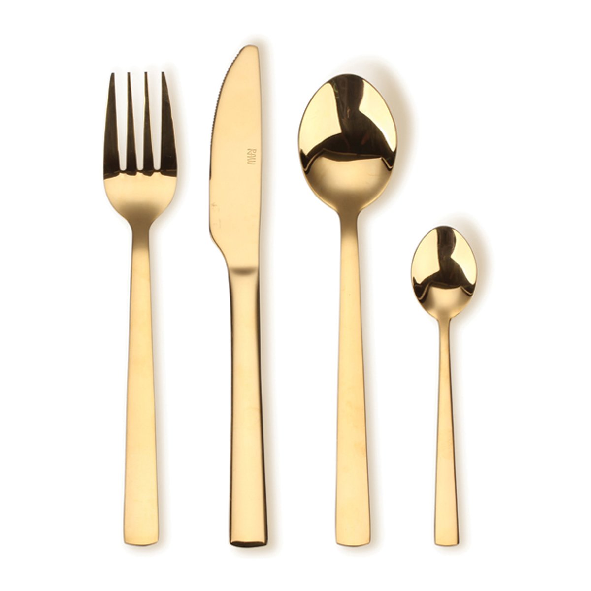 Aida Raw cutlery set 16 pcs gold