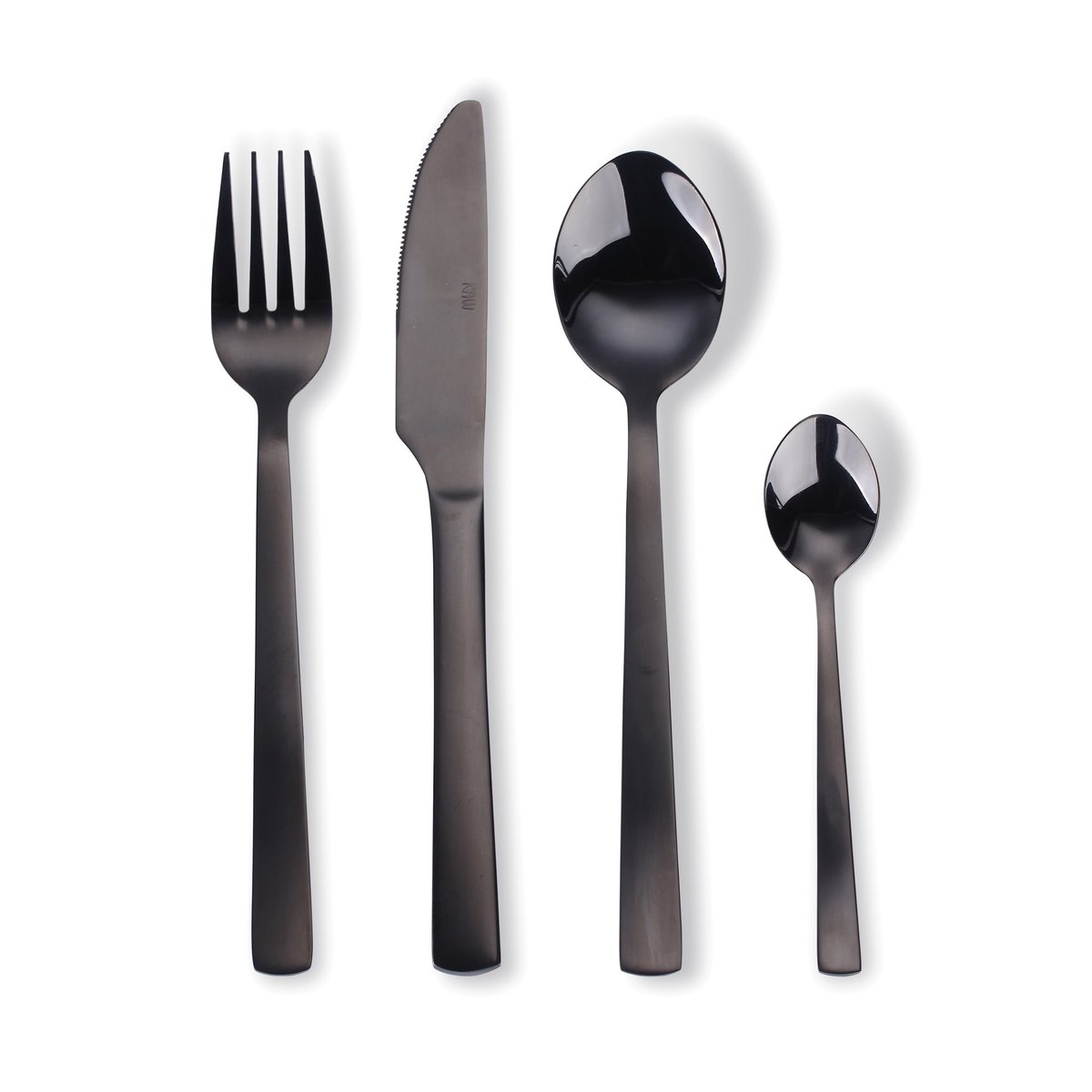 Aida Raw cutlery set 16 pcs black