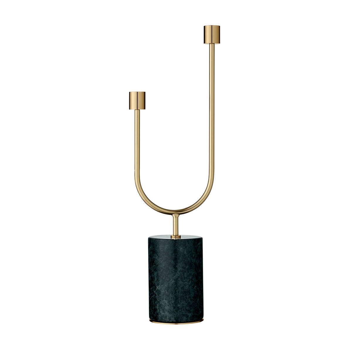 AYTM Grasil candle holder green-brass