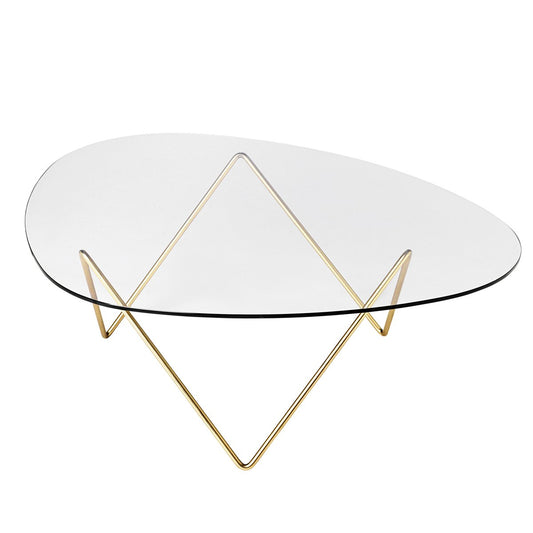 GUBI Pedrera sofa table Brass legs