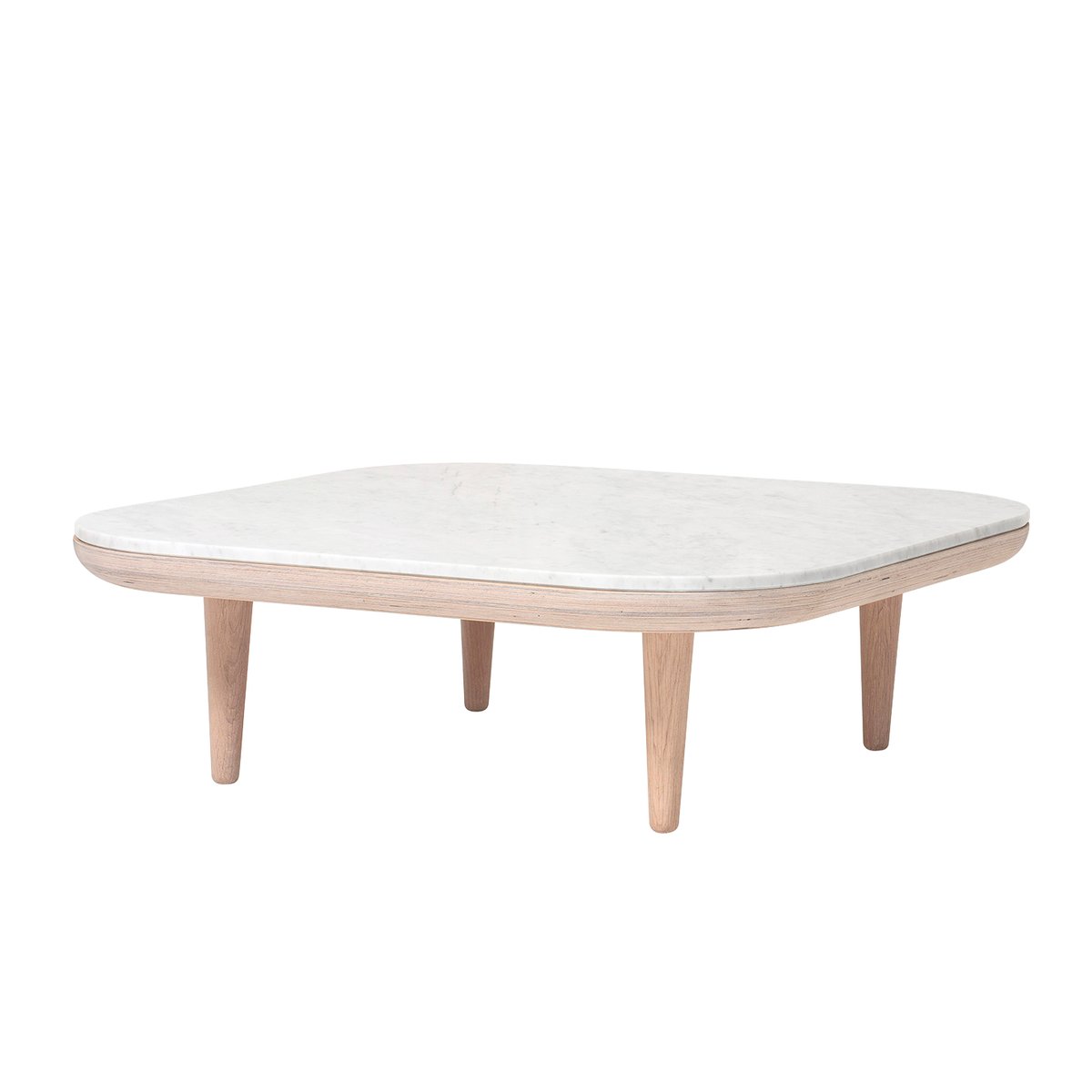 &Tradition Fly table Sc4 Light oiled oak + white marble