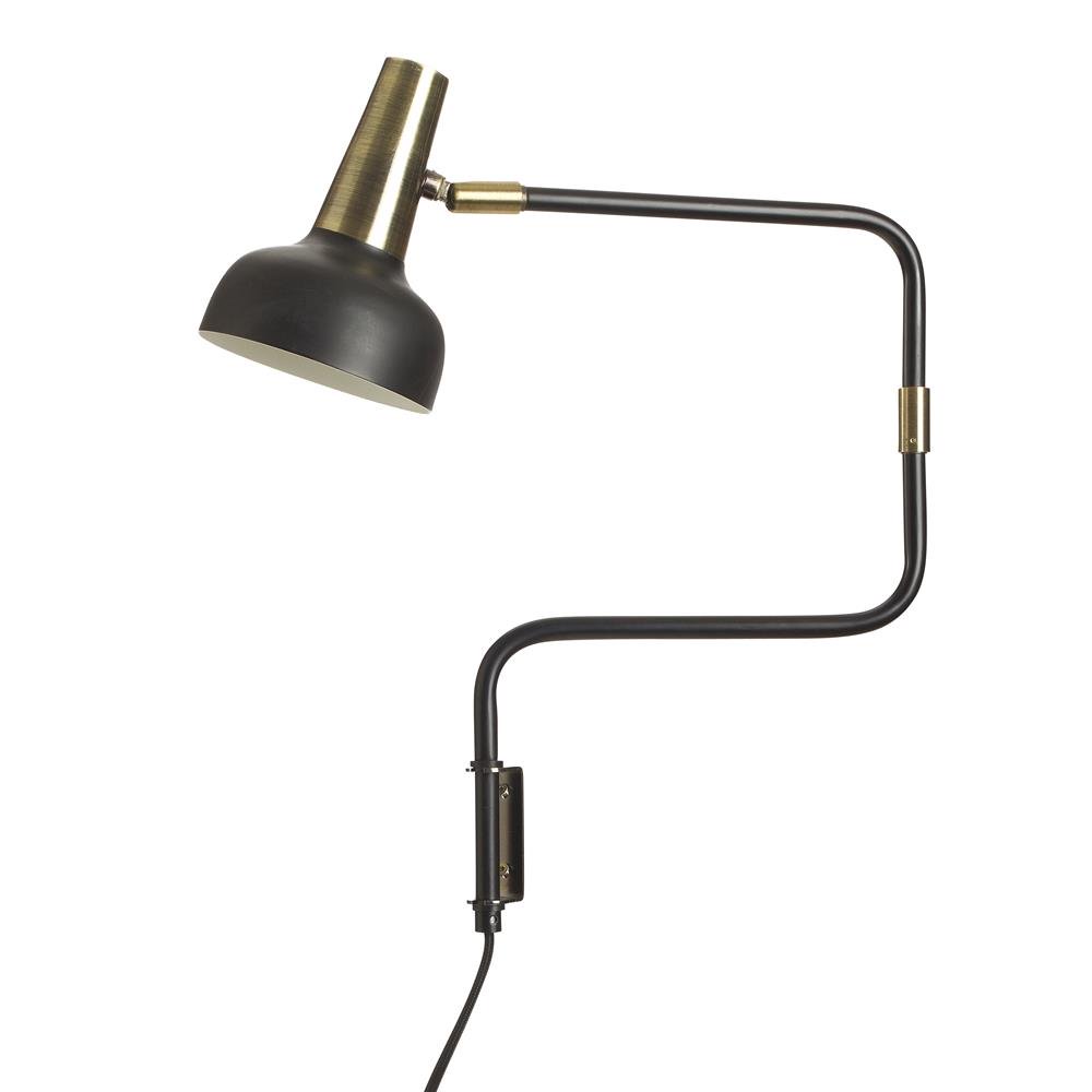 CO Bankeryd Ray wall lamp black-brass