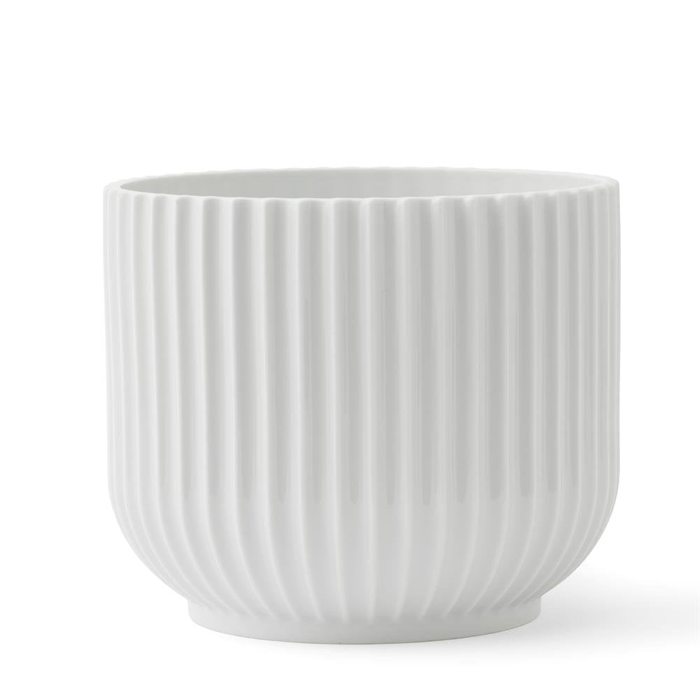 Lyngby Porcelæn Lyngby flower pot white Ø18,9 cm