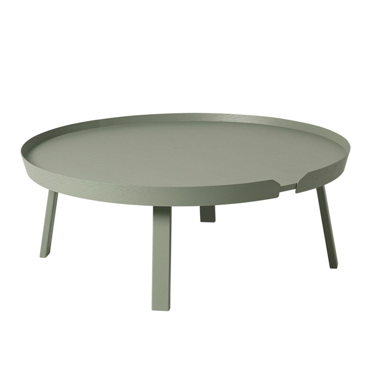 Muuto Around sidobord extra large Dusty green