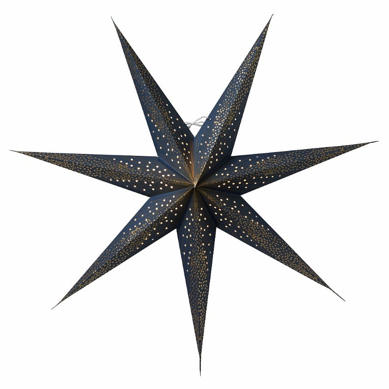 Watt & Veke Skina Christmas star blue-gold