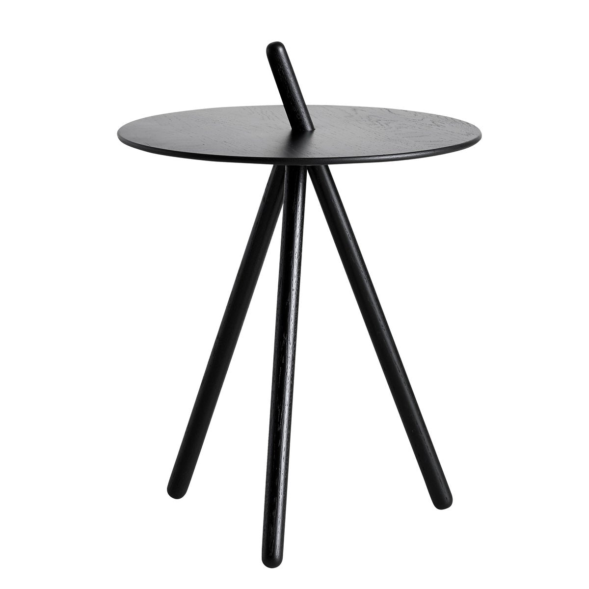 Woud Come here table black-painted oak