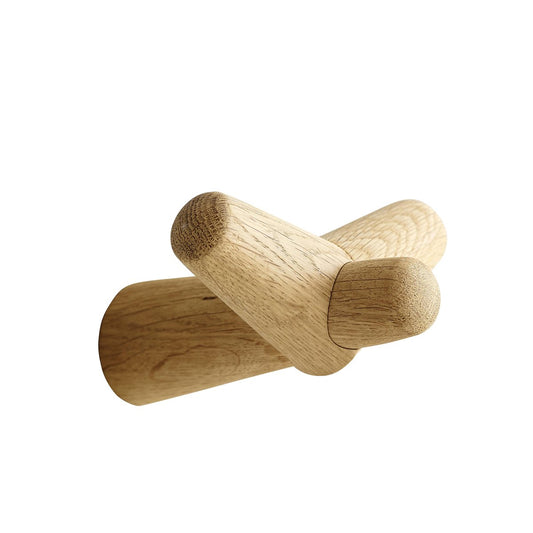 Woud Tail wing hook small oak