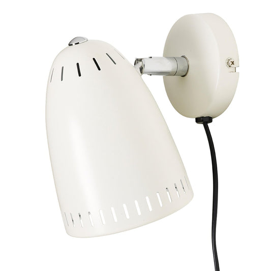 Superliving Dynamo vägglampa kort arm matt whisper white (vit)