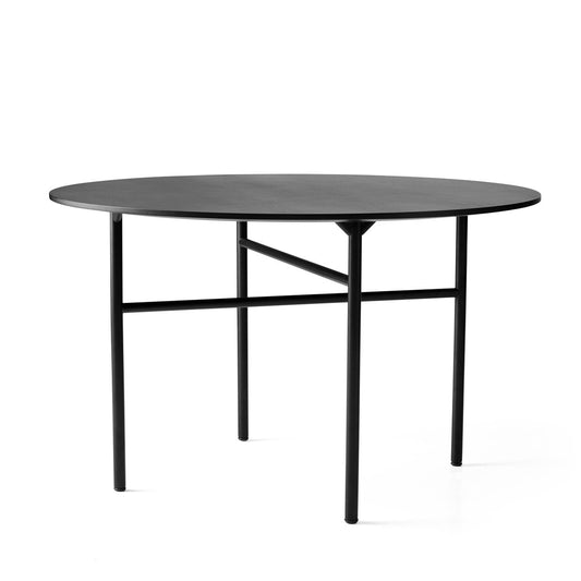 Audo Copenhagen Snaregade Tisch runt Schwarz, Ø 120cm