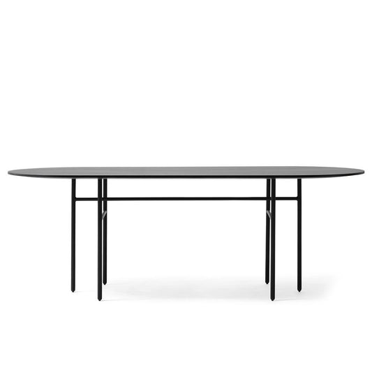 Audo Copenhagen Snaregade table oval Black