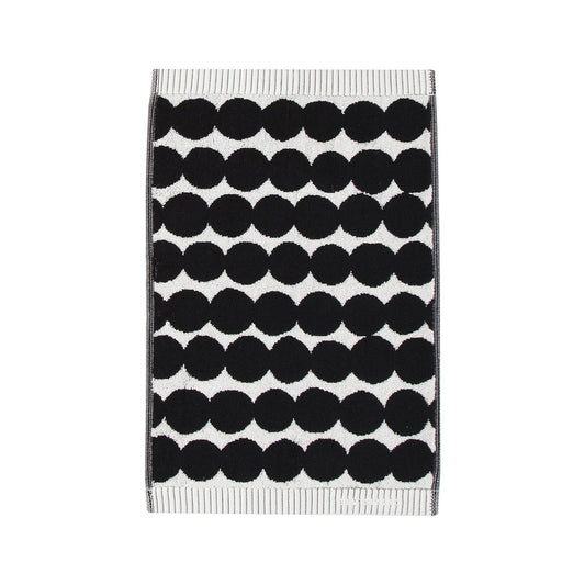 Marimekko Räsymatto towel black guest towel 30x50 cm