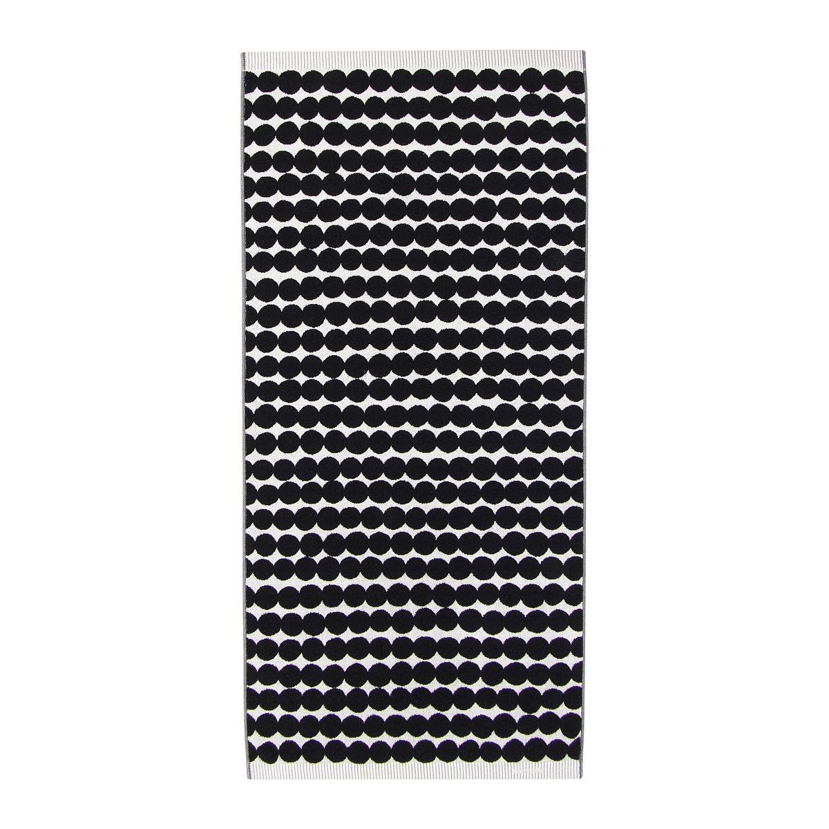 Marimekko Räsymatto towel black bath towel 70x150 cm