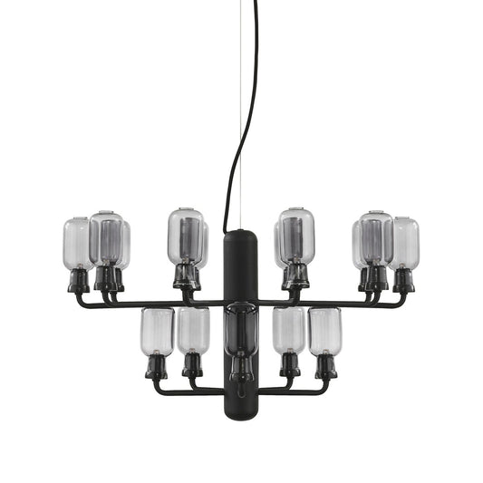 Normann Copenhagen Amp chandelier grey-black