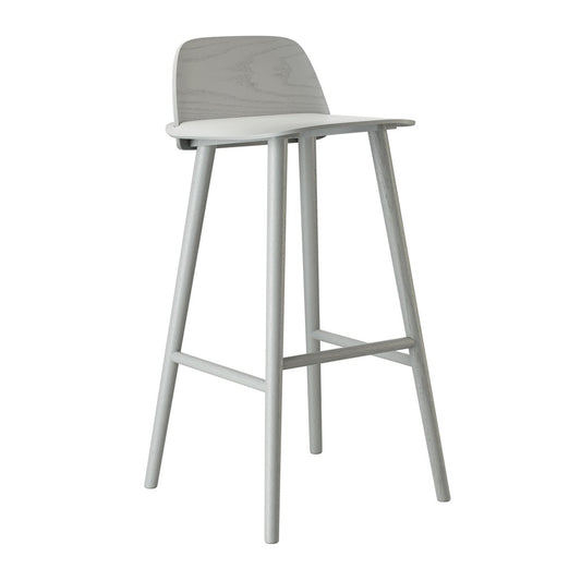 Muuto Nerd barstol 75 cm Grey