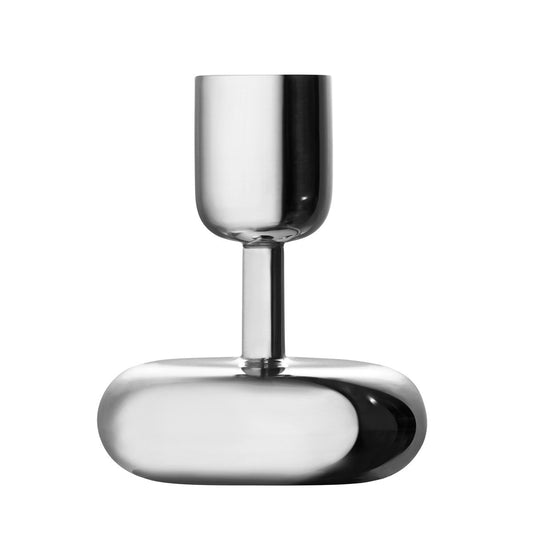 Iittala Nappula candle holder steel small 107 mm