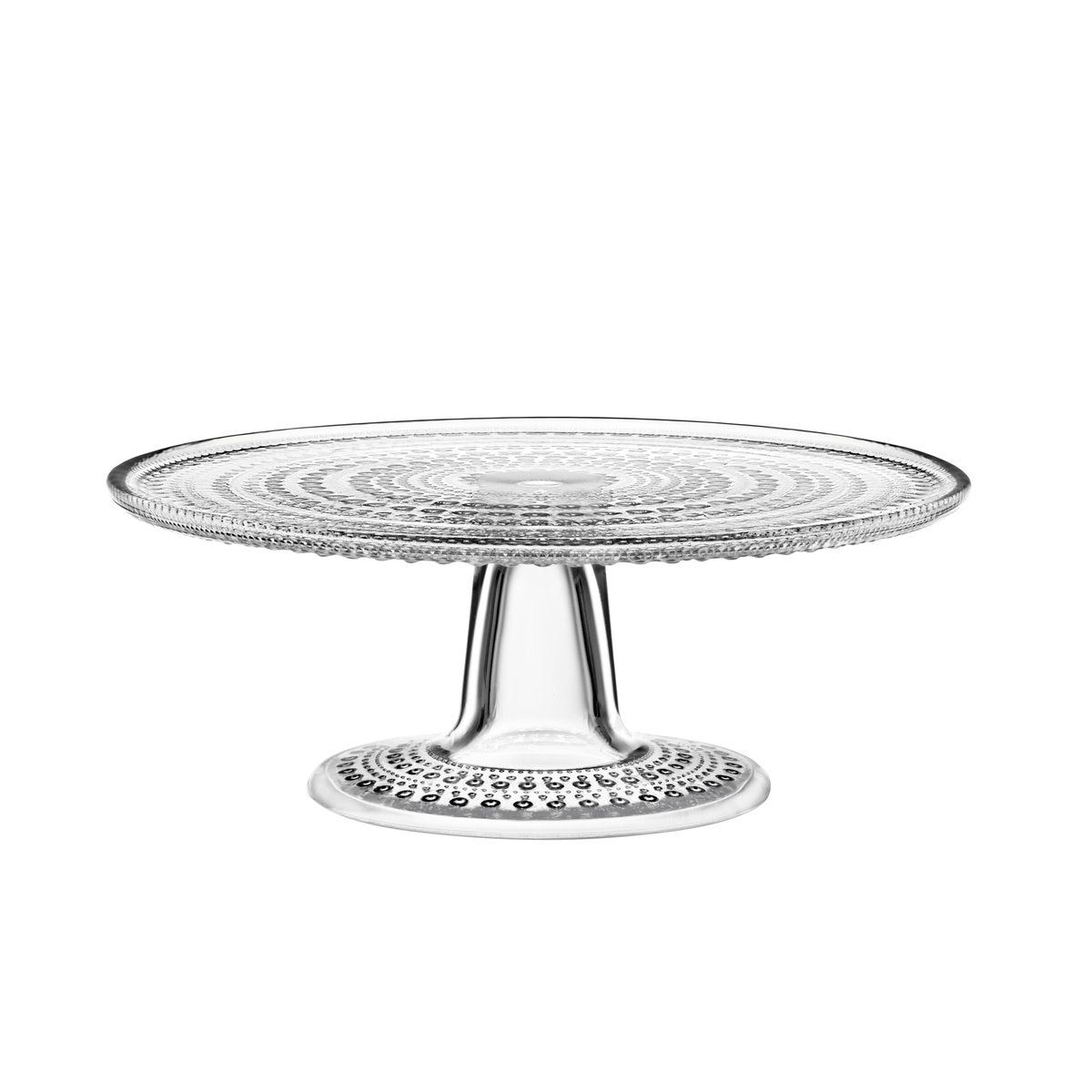 Iittala Kastehelm cake stand small clear