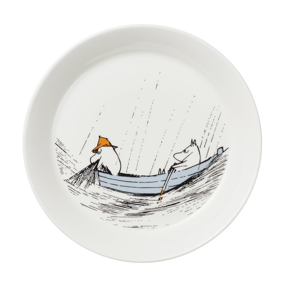 Arabia True to its origins Moomin plate 2017 white