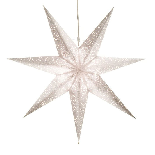 Star Trading Antique advent star 60 cm white