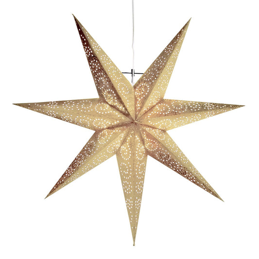 Star Trading Antique advent star 60 cm gold