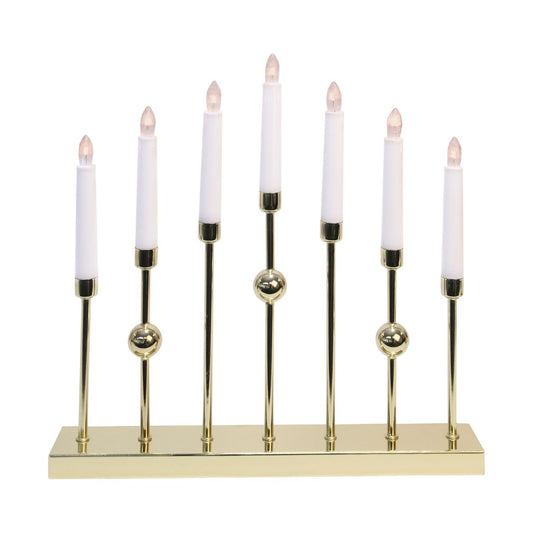 Star Trading Gustavo candle arch brass