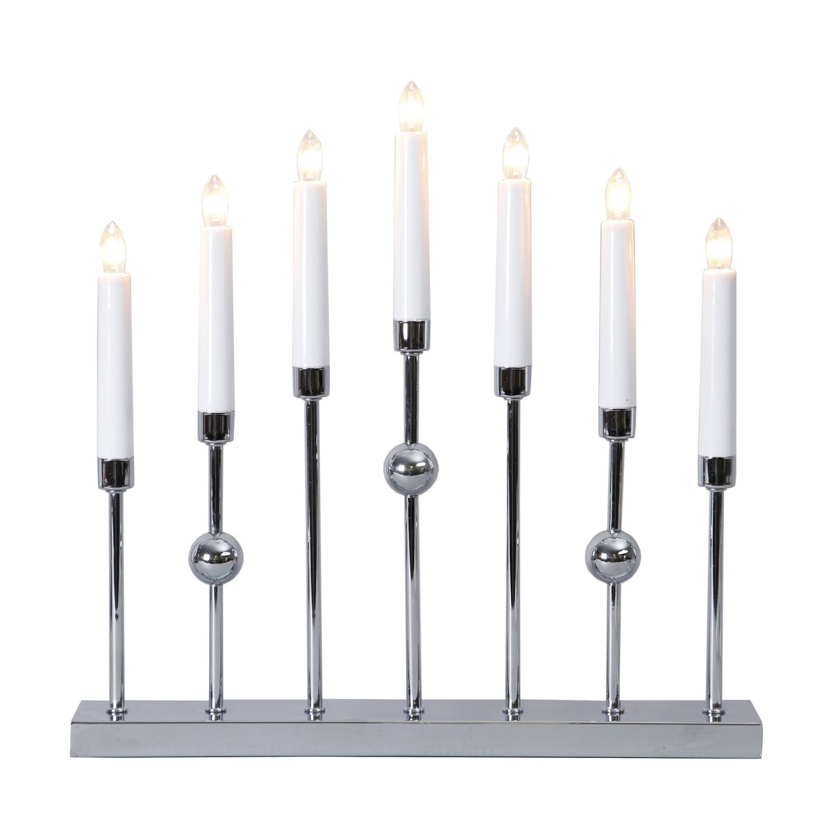 Star Trading Gustavo candle arch chrome