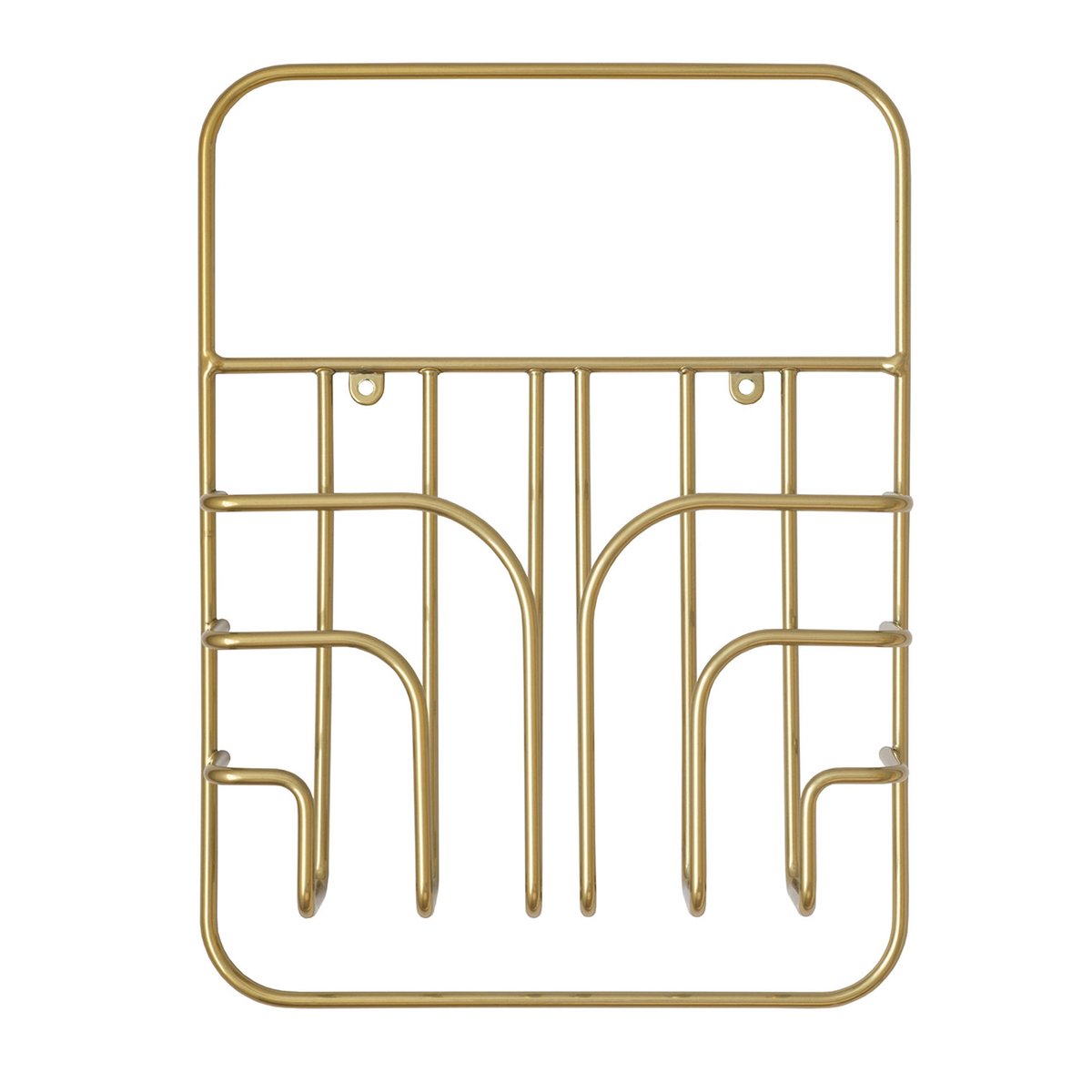 Maze Now S Magazine rack brass