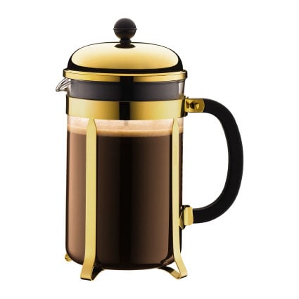 Bodum Chambord coffee press gold 12 cups