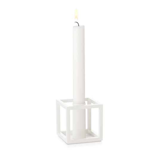 Audo Copenhagen Kubus 1 candle holder white