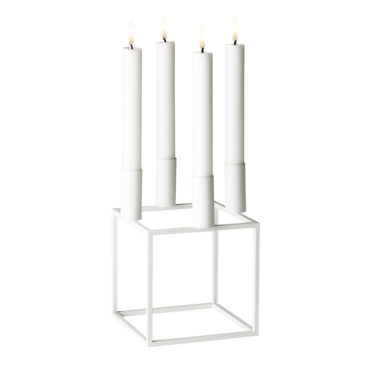 Audo Copenhagen Kubus 4 candle holder white