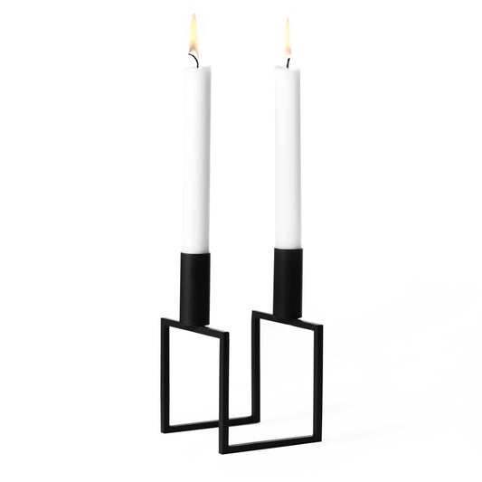 Audo Copenhagen Line candle holder black