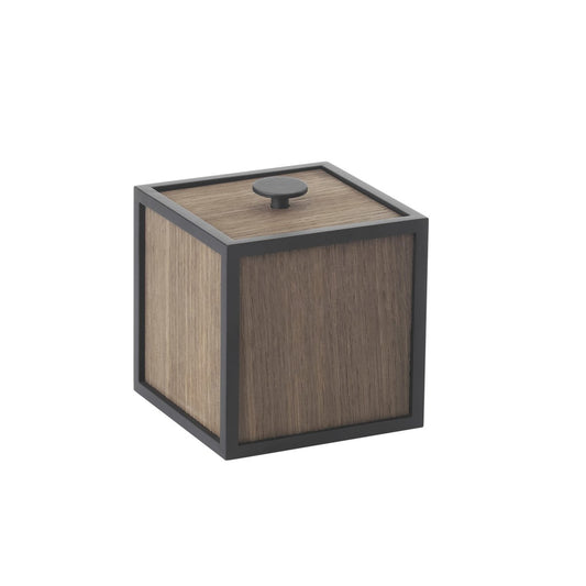 Audo Copenhagen Frame 10 box with lid smoked oak