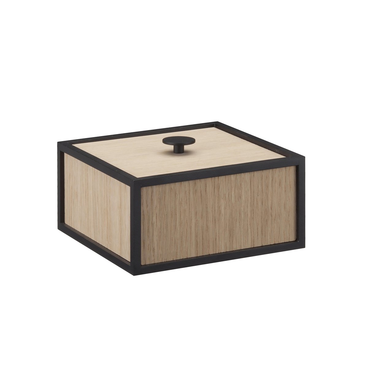 Audo Copenhagen Frame 14 box with lid oak