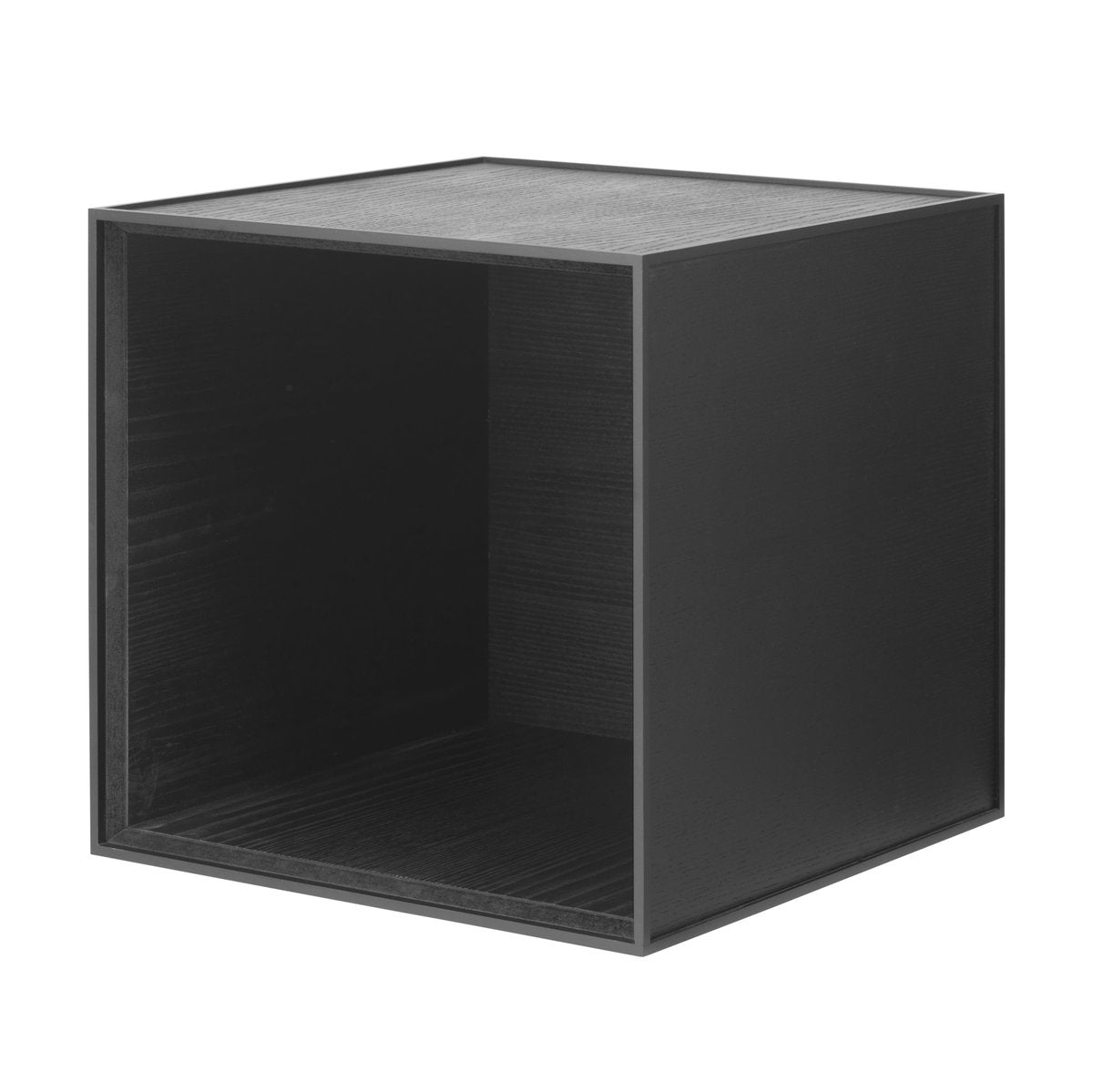 Audo Copenhagen Frame 35 cube without door black-stained ash