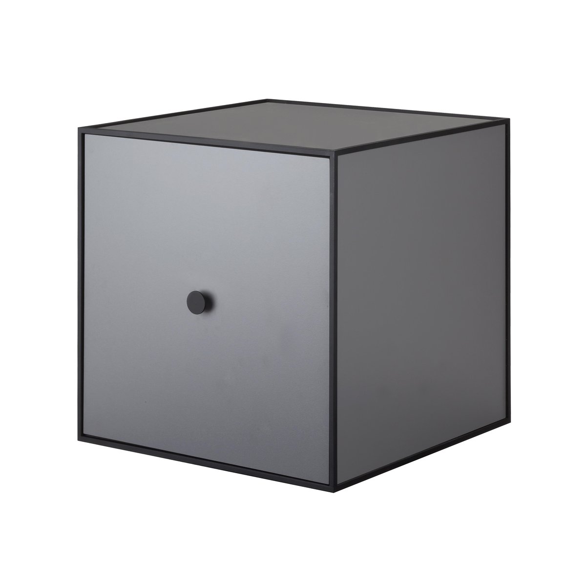 Audo Copenhagen Frame 35 cube with door dark grey