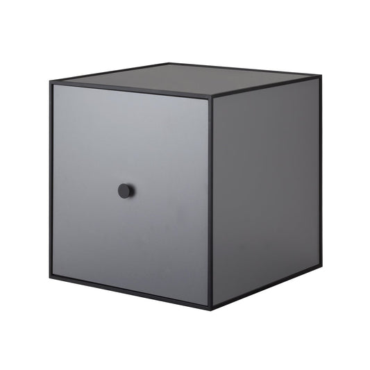 Audo Copenhagen Frame 35 cube with door dark grey