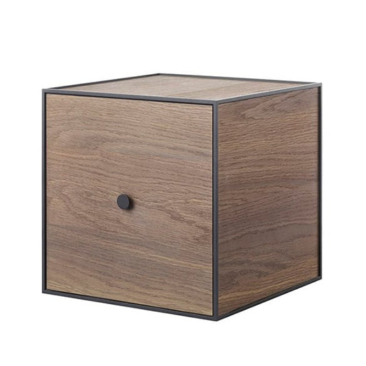 Audo Copenhagen Frame 35 cube with door smoked oak