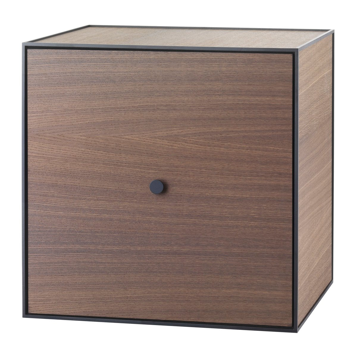 Audo Copenhagen Frame 49 cube with door smoked oak