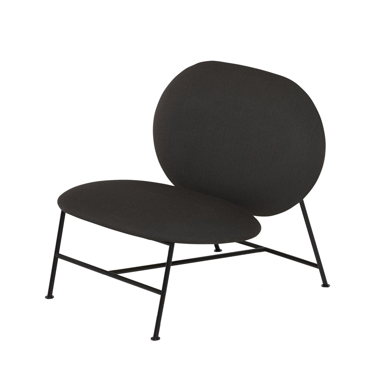 Northern Oblong lounge chair Dark grey