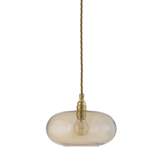 EBB & FLOW Horizon ceiling lamp Ø 21 cm golden smoke